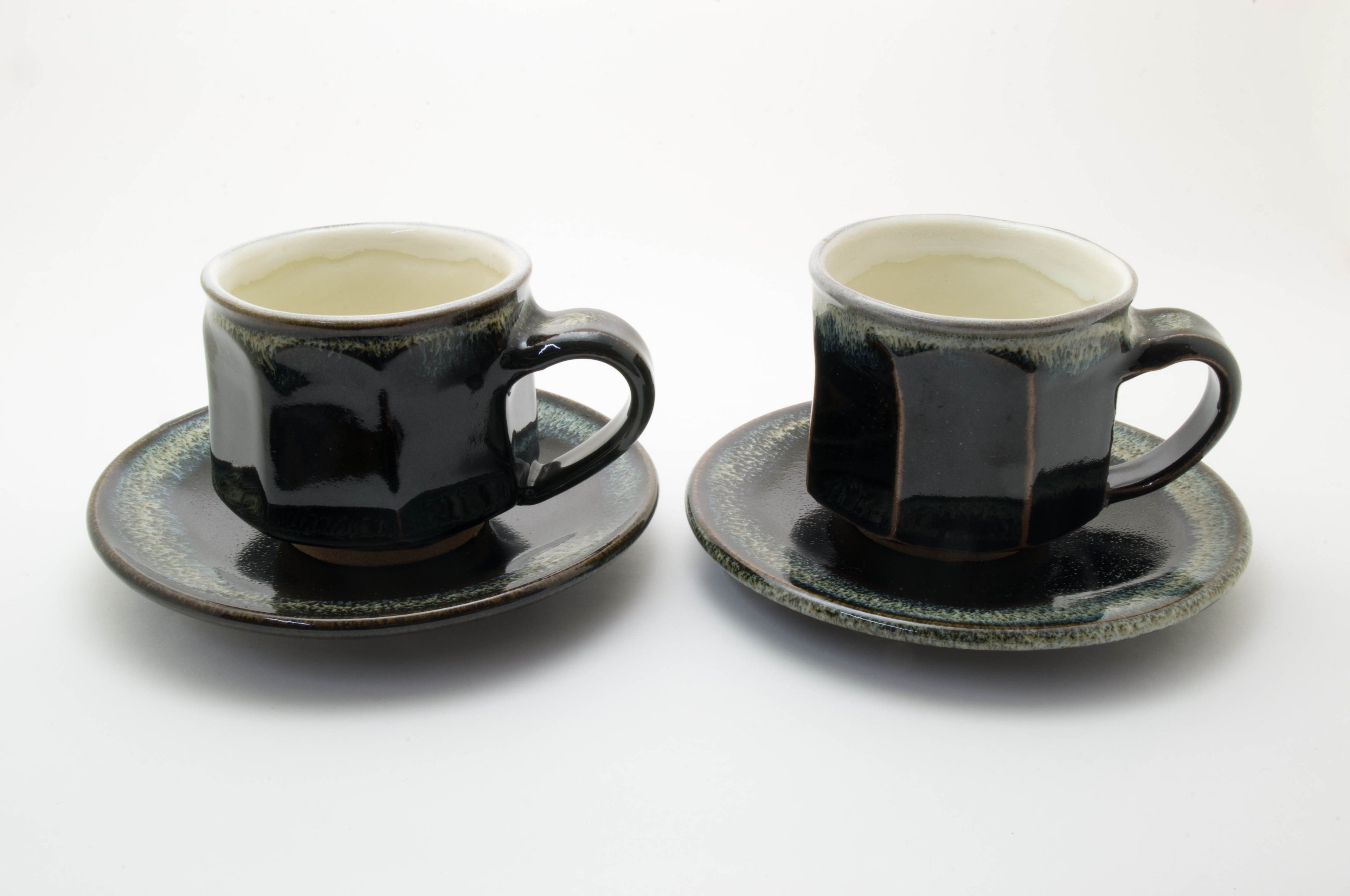 Earthenware Cup and Saucer by Shoyo-gama