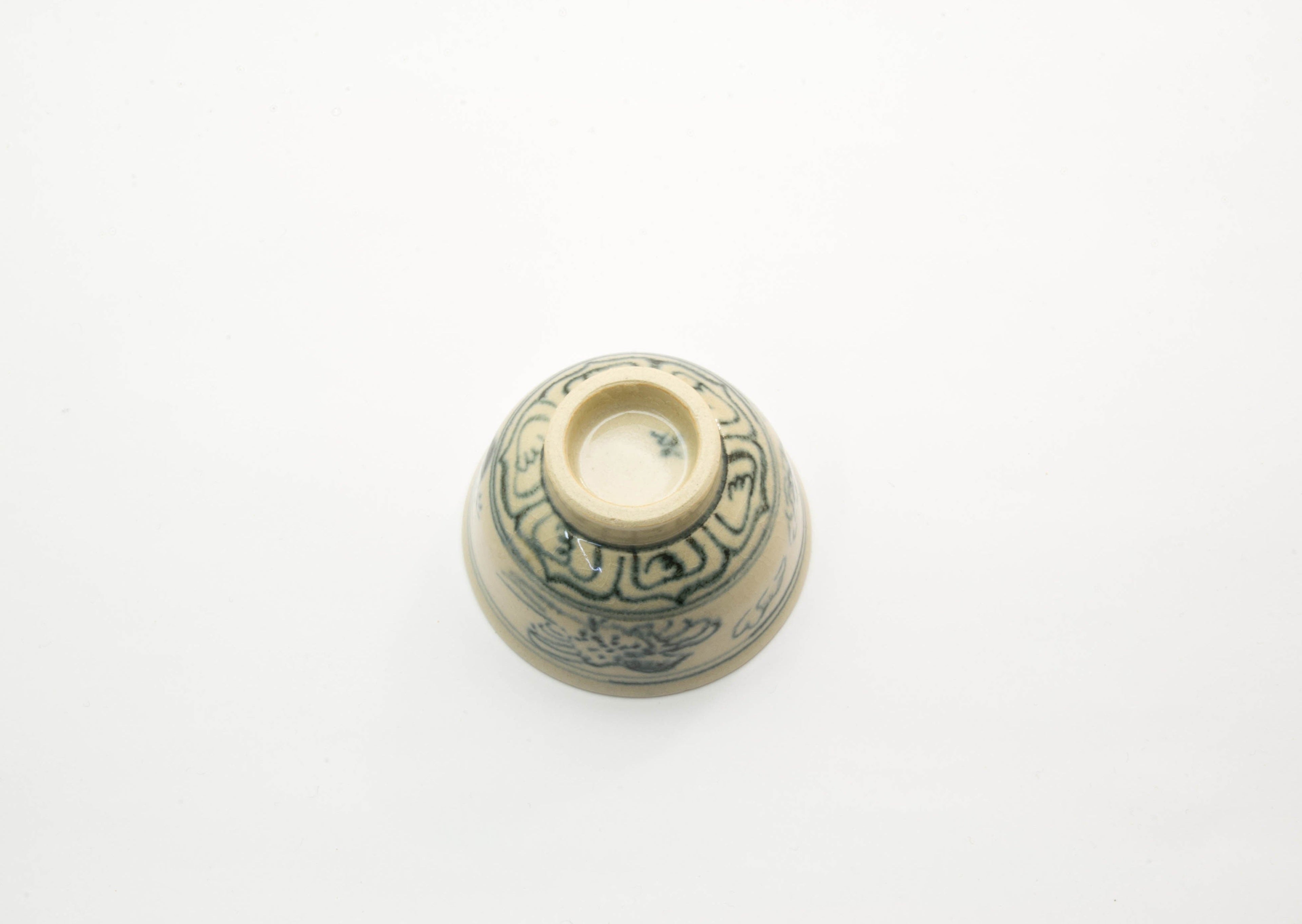 Blue Sake Cup in AnnanStyle Yuki Ando Porcelain