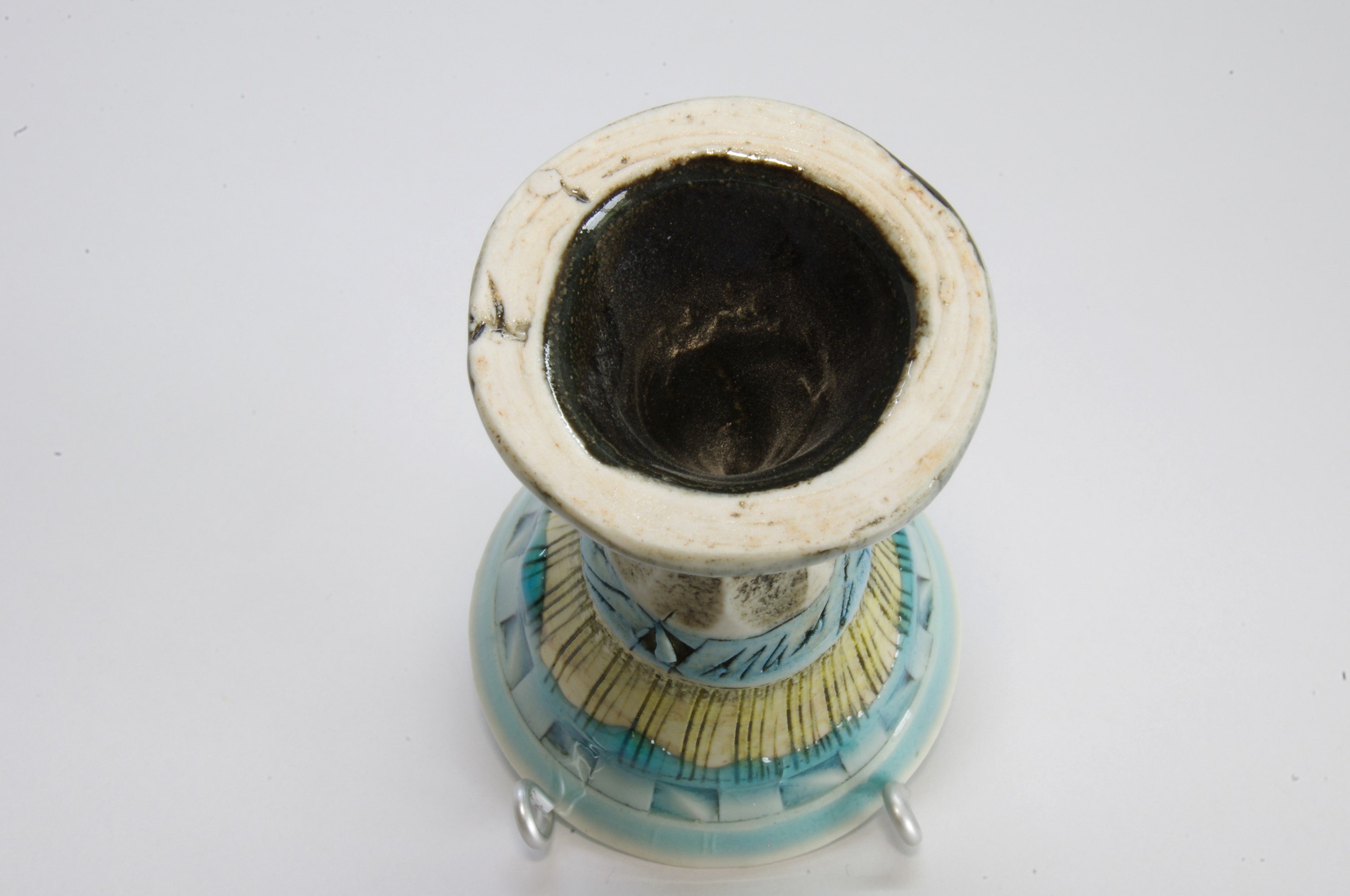 Stem Ware Porcelain Sake Cup by Hayashi Hideki