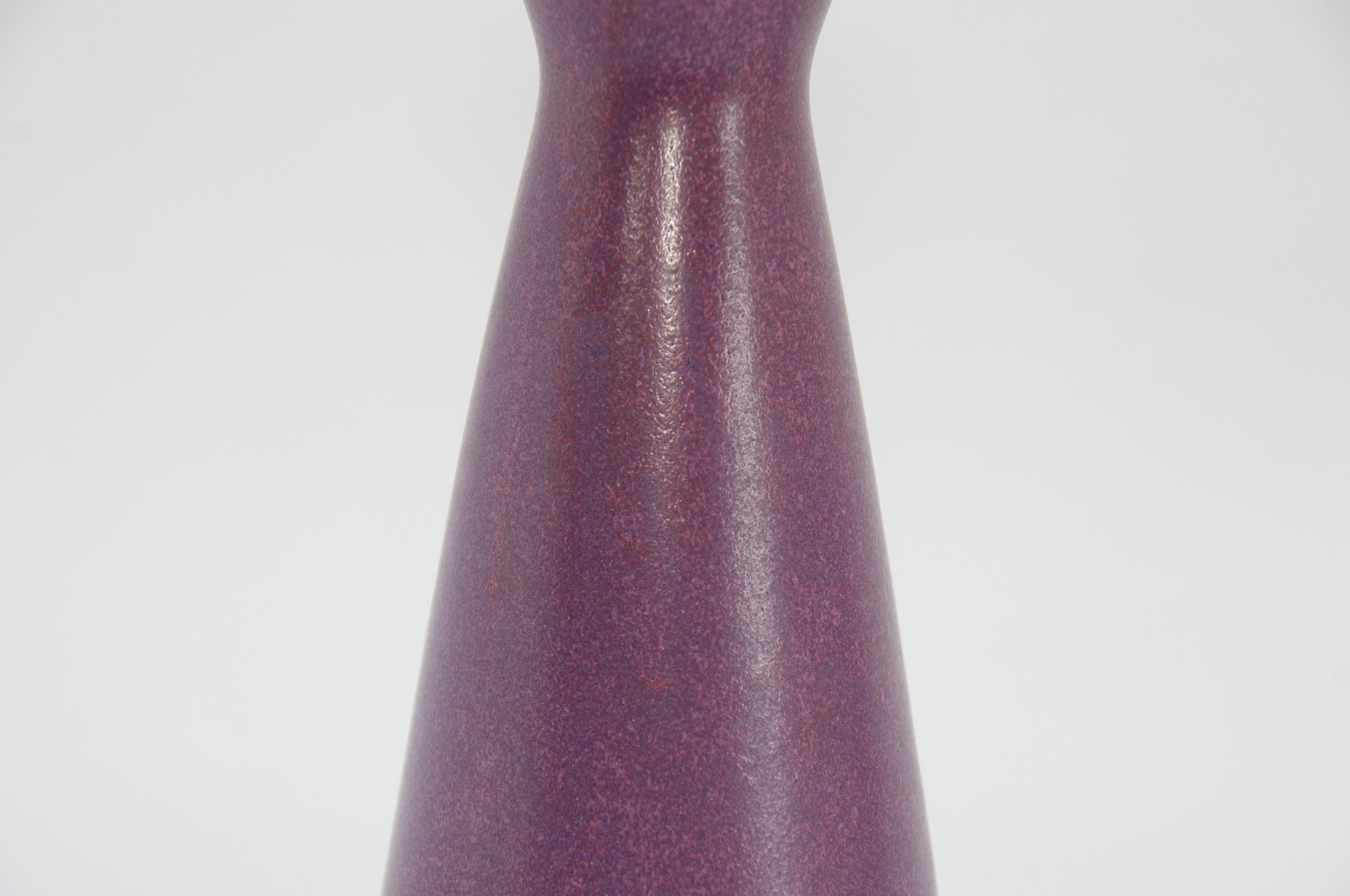Purple Porcelain Tokkuri and Ochoko by Kohyo