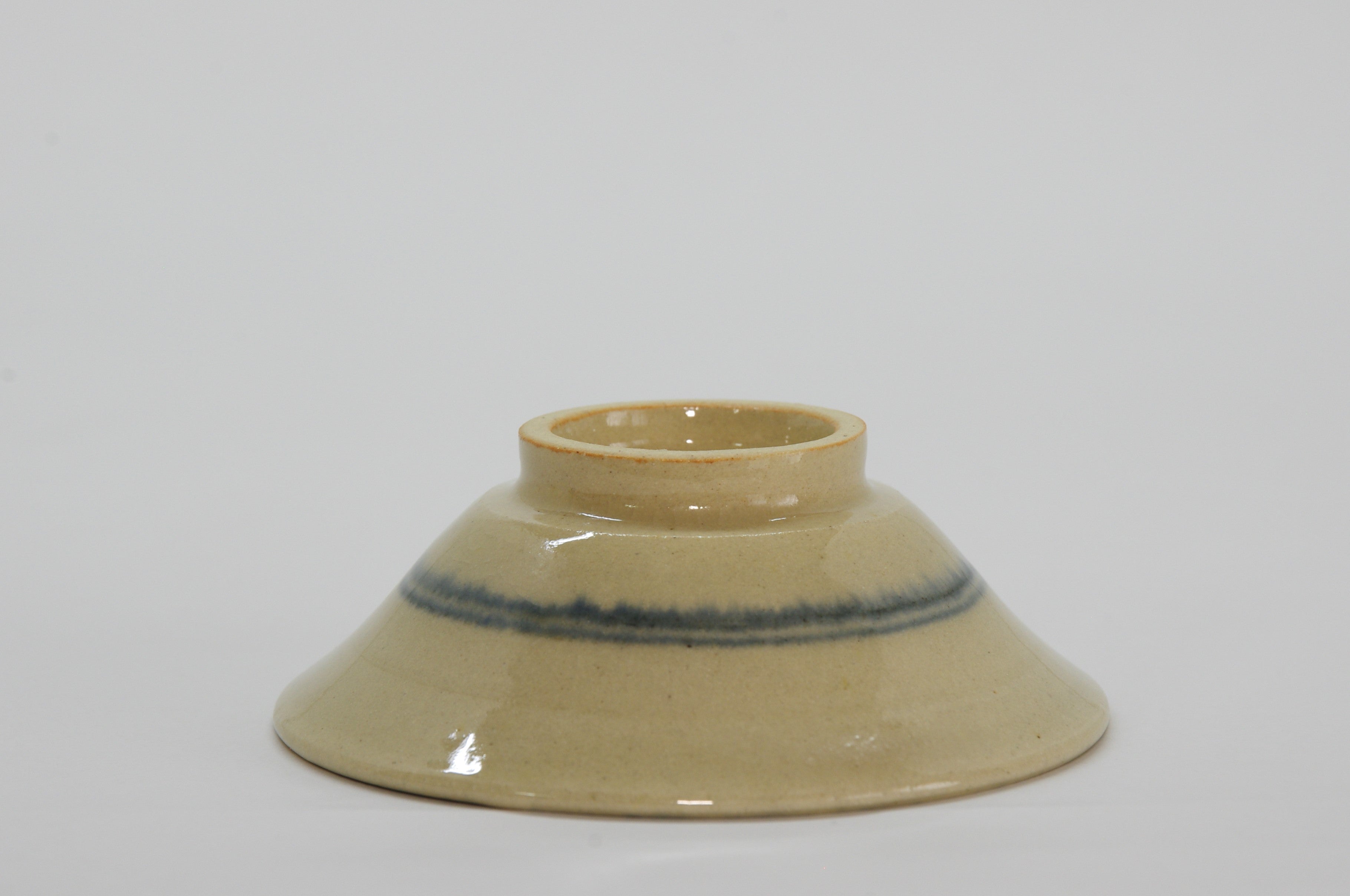 Porcelain Sake Cup with Peacock Drawn in AnnanStyle by Yuki Ando