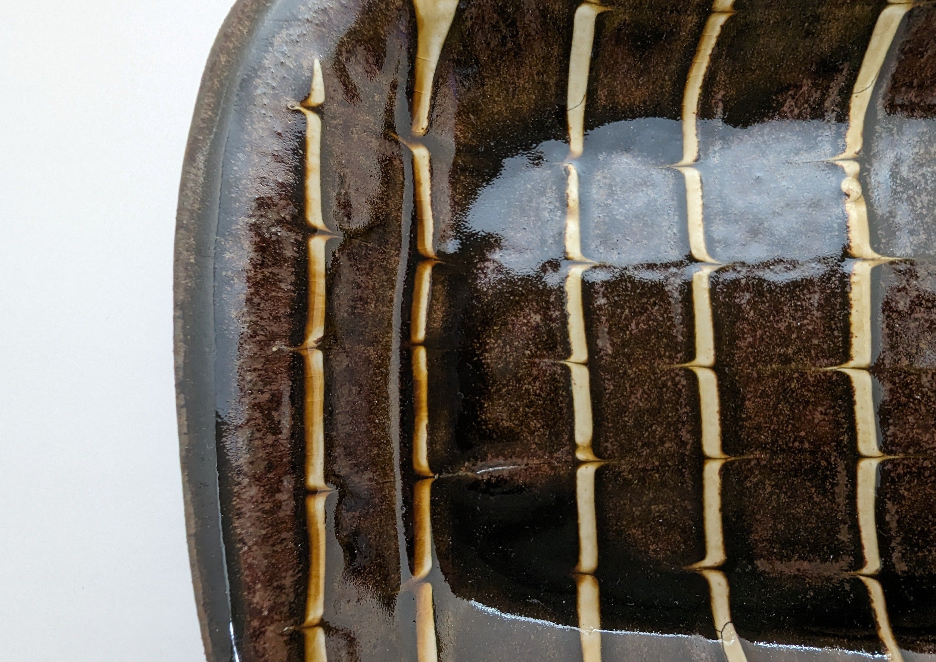 Rectangle Earthenware Plate by Tanso Gama