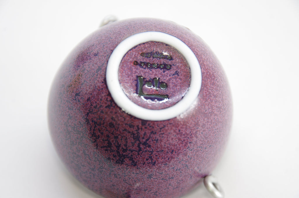Purple Porcelain Tokkuri and Ochoko by Kohyo
